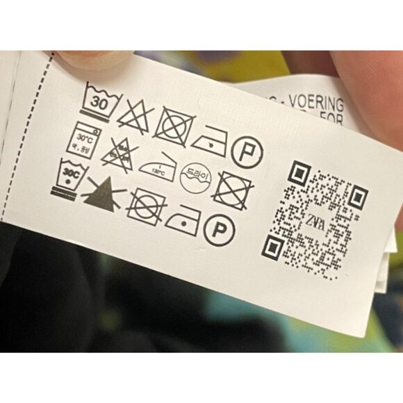 Zara Womens Long Foulard Print Dress M Medium Multicolor Scarf 3323/308 NWT - Picture 15 of 16